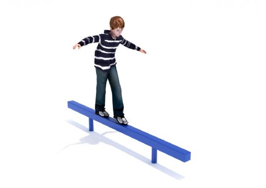 8 ft. Balance Beam for Kids - in Use