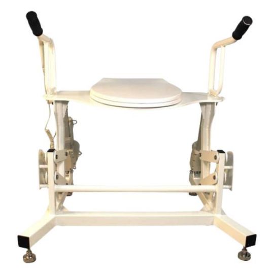 Bariatric Toilet Lift - Front View to Show Width