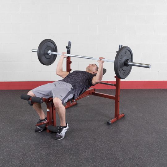 Multiple flat, incline adjustments for a well-rounded chest workout