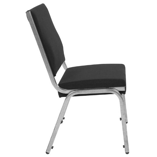 Side view of the antimicrobial waiting room chair