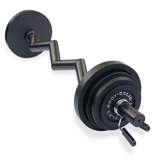 BodySolid Fat Curl Bar for Improved Lifting Power