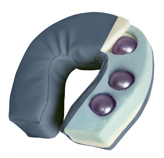 Cross-section view of the interior of the Oakworks Boiance Face Cradle Pillow 