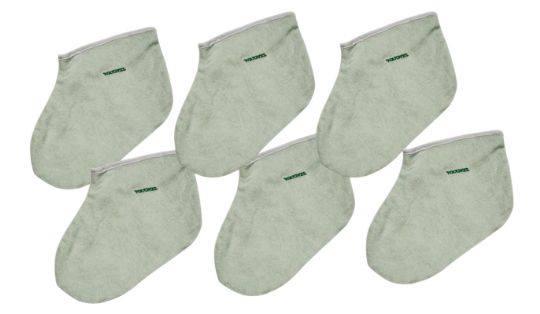 Terry Foot Bootie For Paraffin Treatment, 6 Each