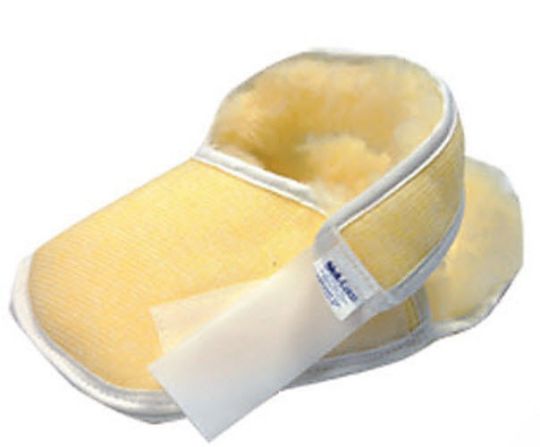 The Skil-Care￿ Relief Slippers protect the feet of residents with extremely sensitive skin who cannot tolerate the abrasiveness or pressure from standard shoes or slippers. 