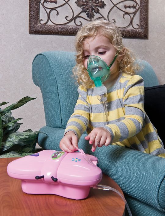Young patients will stay entertained while receiving aerosol treatment