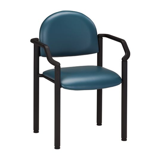 Chair with Arms and Black Frame