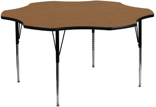 The Flower Classroom Activity Table is shown above with an oak top