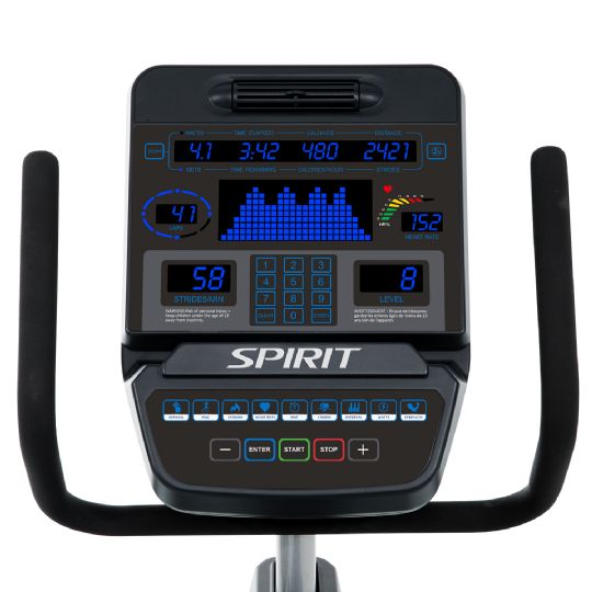 CE900 Commercial Elliptical Machine view of the screen