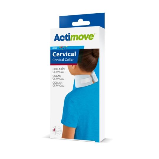 The Actimove Kids Cervical Collar comes in a sleek retail package