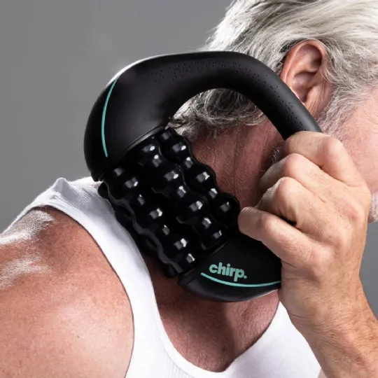 Chirp RPM Mini Powered Rolling Massager - Portable Neck, Shoulder, and Full  Body Relief