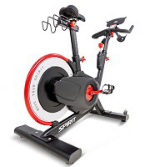 CIC850 Commercial Indoor Exercise Bike by Spirit Fitness view of the back flywheel