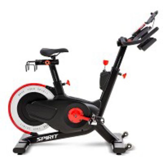 CIC850 Commercial Indoor Exercise Bike by Spirit Fitness view of the side for full length 