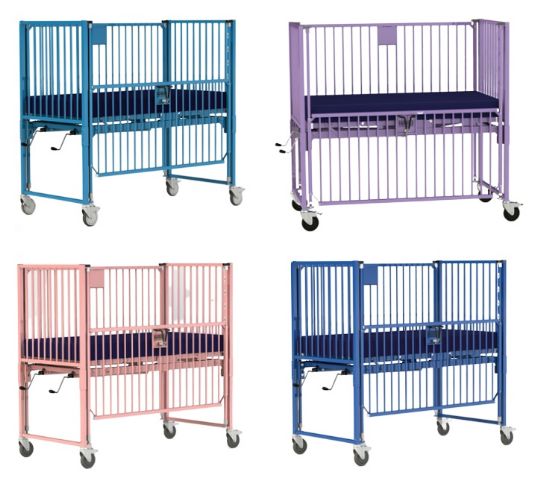 Features two drop sides for all-around crib access