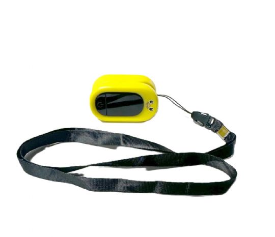 Safety strap is included with the oximeter