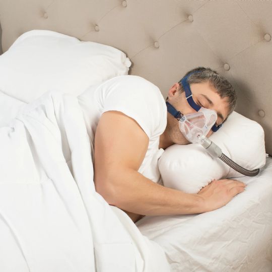 CPAP Pillow In Use (does not include CPAP machinery)