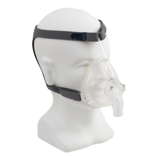 Full face mask feature provides oxygen to the nose and mouth