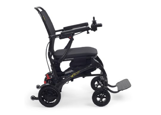 The Cricket Power Wheelchair has a 300 pound weight capacity
