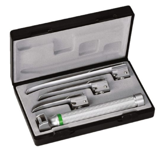 Fiber Optic Laryngoscope Set with Miller Blades