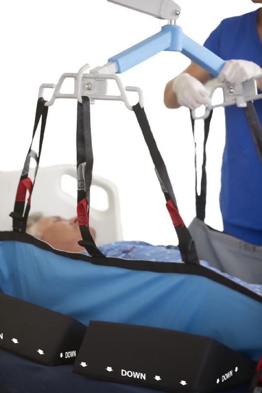 Can be used for repositioning the patient before lifting them