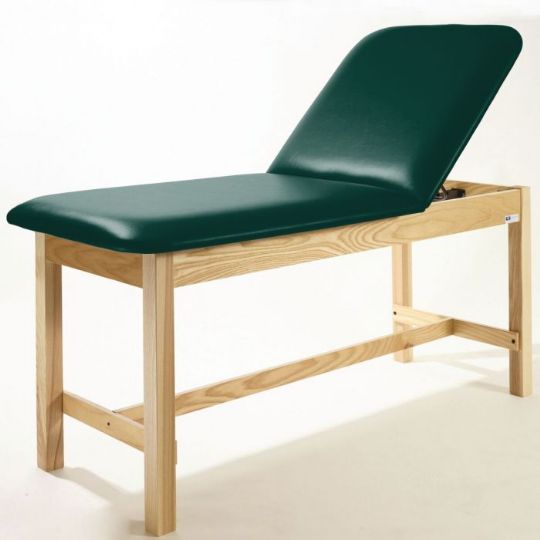 Optional Adjustable Backrest shown in Forest Green upholstery color