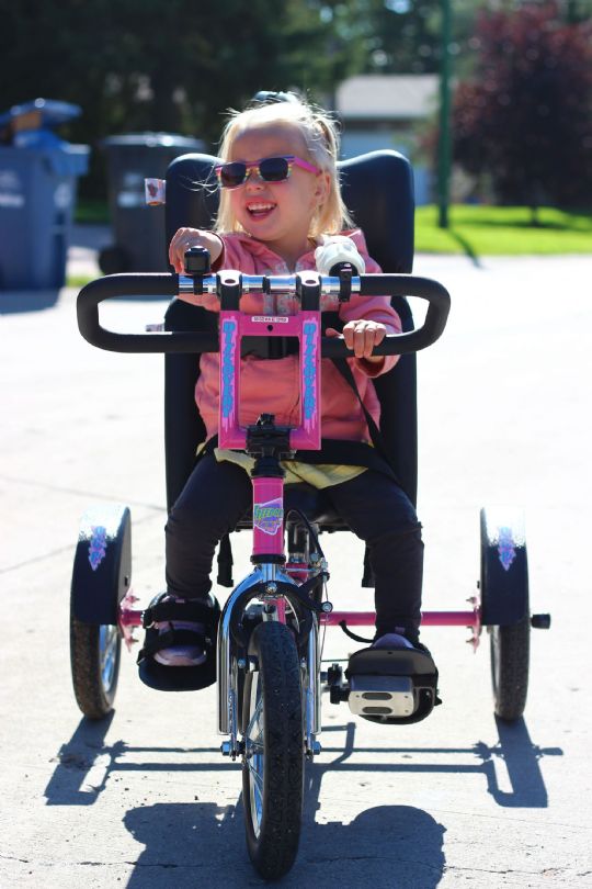 Discovery Series DCP 12 Pediatric Trike in use.