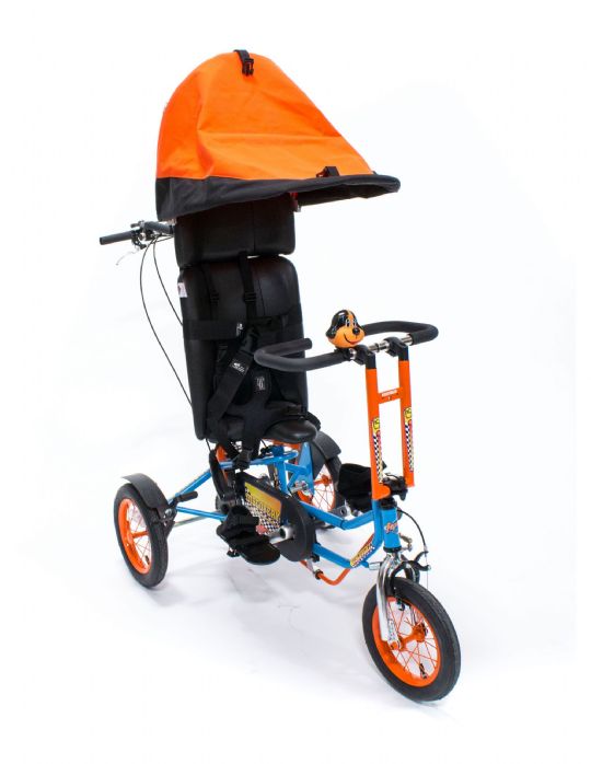 DCP 12 Pediatric Trike - Optional Sport Package in Orange and Baby Blue
