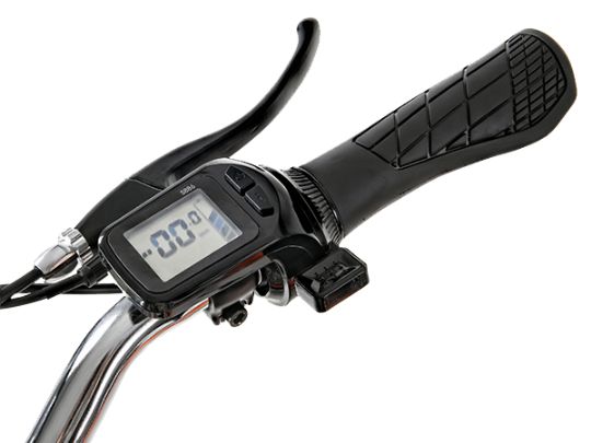 Features a digital handlebar for speed monitoring 