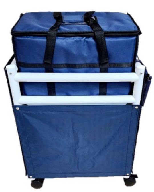 Deluxe New Era Patented Hydration Cart with Collapsible Ice Chest, Ice Scoop, Scoop Bag, and Wrap Around Skirt Cover