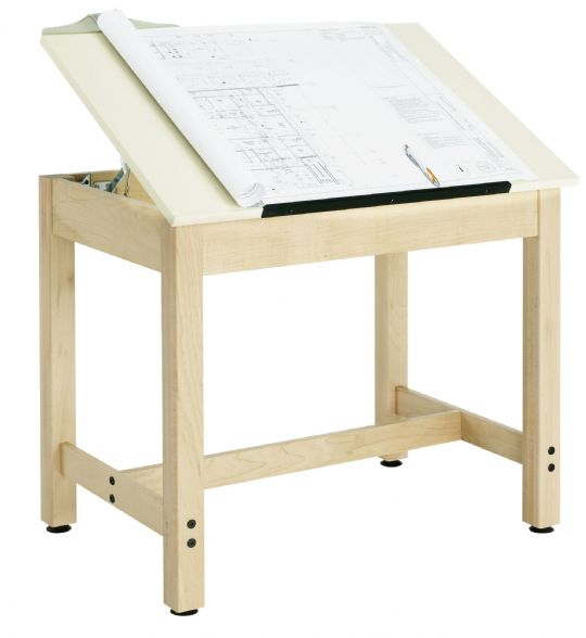 Full Top Adjustable Drawing Table
