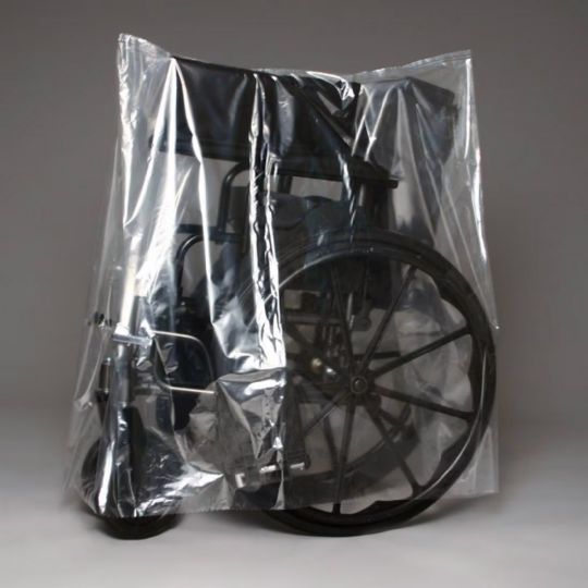 Wheelchair/walker/commodes cover bags clear or tinted