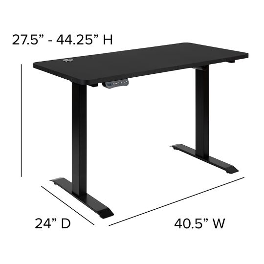 Dimensions for this standing desk