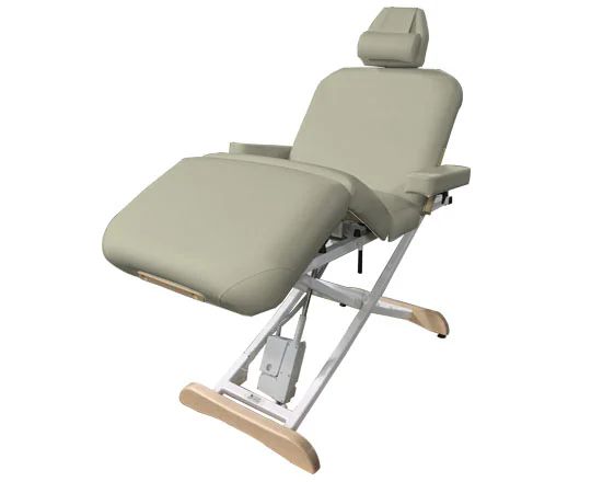 Elegance Deluxe Electric Massage Table - Shown in Ivory