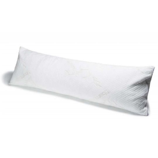 Ellipse Memory Foam Body Pillow with Bamboo Cover
