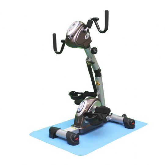 Passive and Active Assist Trainer option available. This model comes with U-Shaped handlebars.