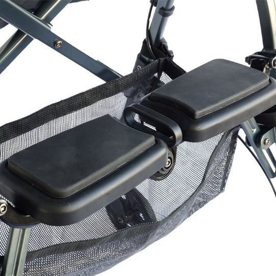 EZ Fold Rollator detail seat cushion padding