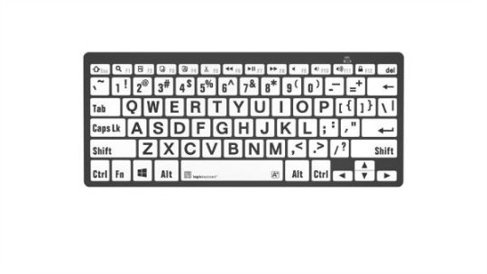 Here's the White Keys with Black Lettering Version of the keyboard
