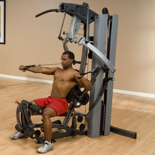 Pulley workout system on the Fusion 600 Personal Trainer