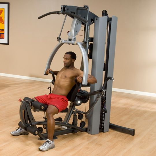 Seated upright bench press with the Fusion 600 Personal Trainer