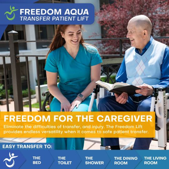 Makes it easy for caregivers to aid with transfers