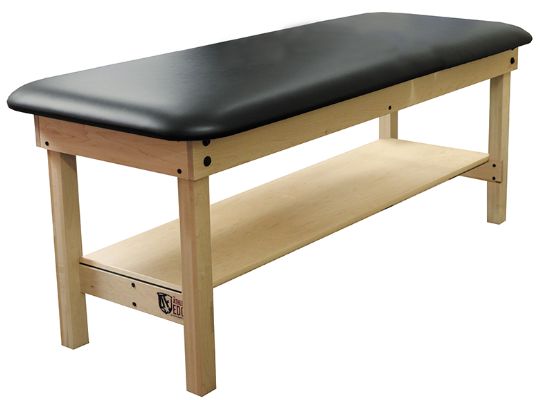 Athletic Edge Sport Treatment Table with Flat Back and Optional Shelf