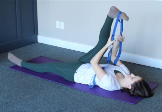 Provides a safe assisted stretch