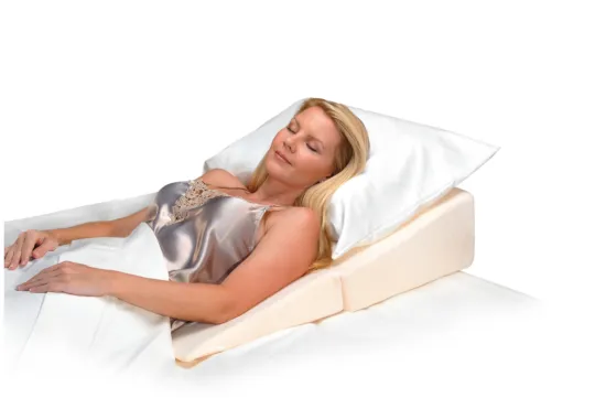 Two Foot Foldable Wedge Positioning Pillows for Elevated Sleeping