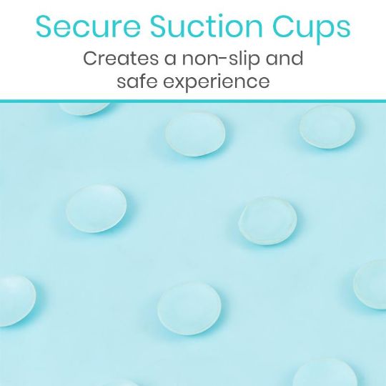 36 suction cups ensure a secure, non-slip grip for safety