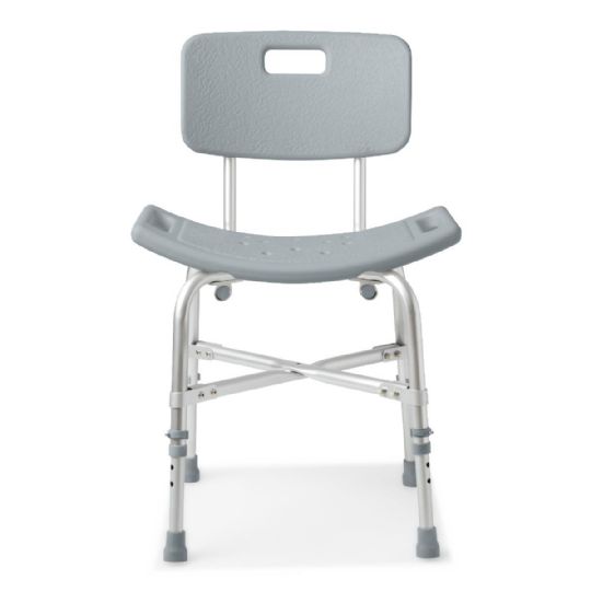 The handles on each side and top make this shower chair easy to transport