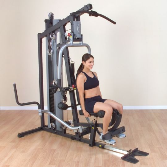Seated leg curl up with the Body-Solid G5S Selectorized Home Gym