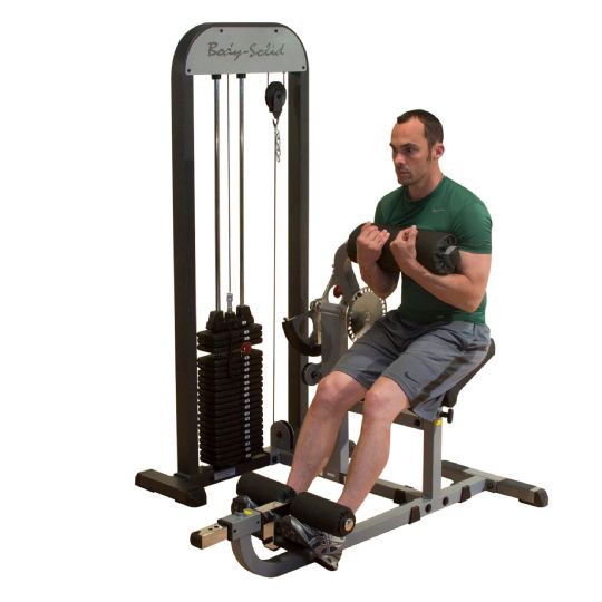 This unique dual-function machine allows you to exercise two major muscle groups (abdominals and back) for one great low price