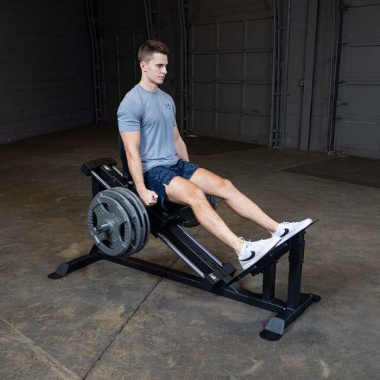 Good for leg press and calf raise (Accessories not included)