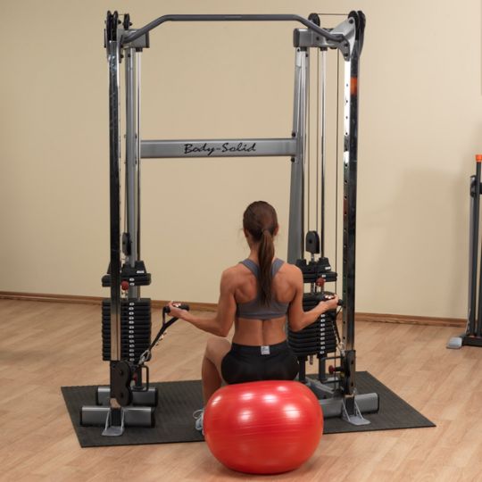 A dual independent weight stack system provides dedicated resistance with true isolateral movements. 