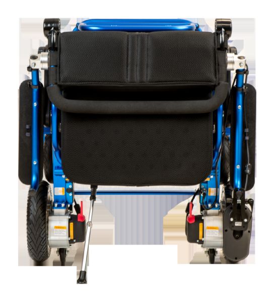 Geo Cruiser DX Folding Power Wheelchair Folded 