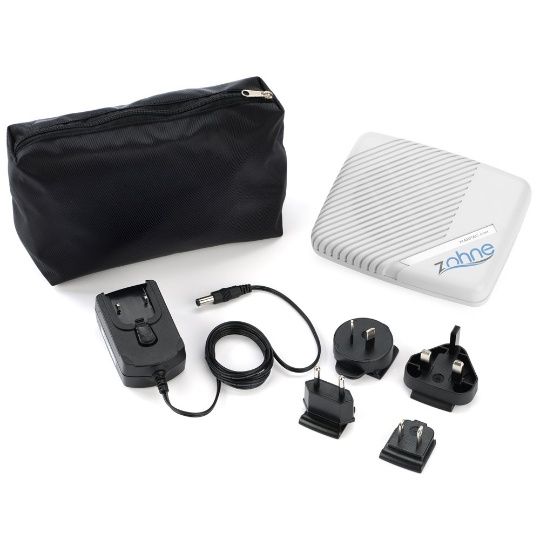 Yogasleep Zohne White Noise Machine with Travel Accessories and Plug Adapters